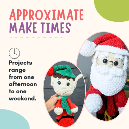 Christmas Crochet Pattern Bundle PDF