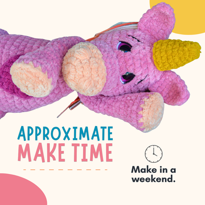 Unicorn Crochet Pattern PDF