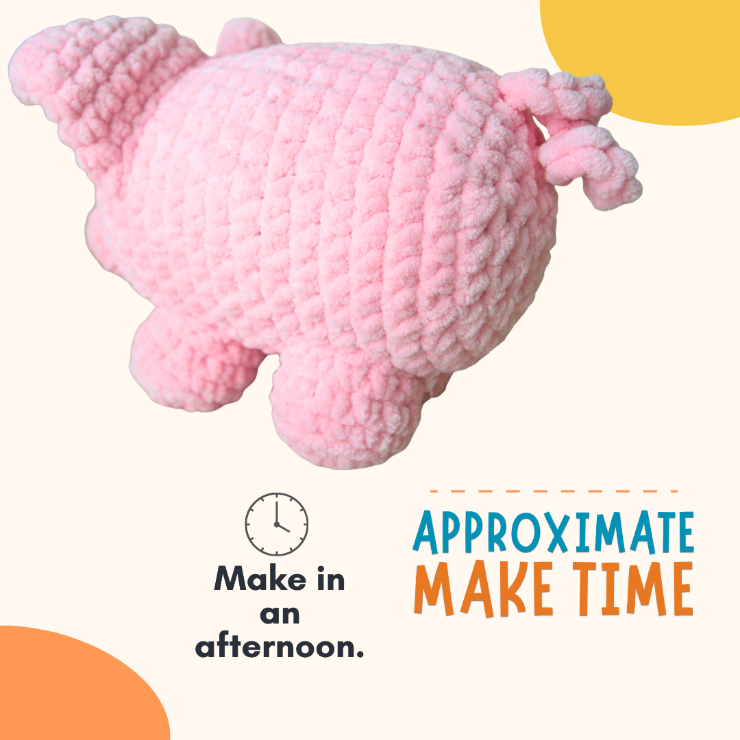 Pig Crochet Pattern PDF