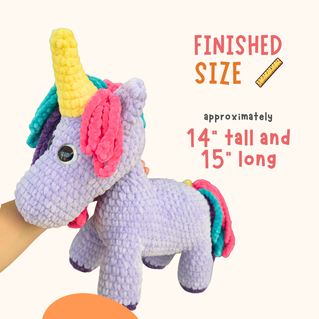 Unicorn Crochet Pattern PDF