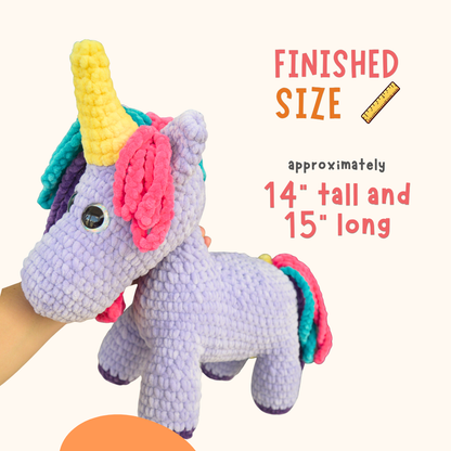 Unicorn Crochet Pattern PDF