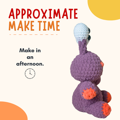 Monster Crochet Pattern PDF