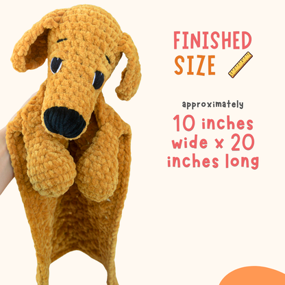 Dog Lovey Crochet Pattern PDF