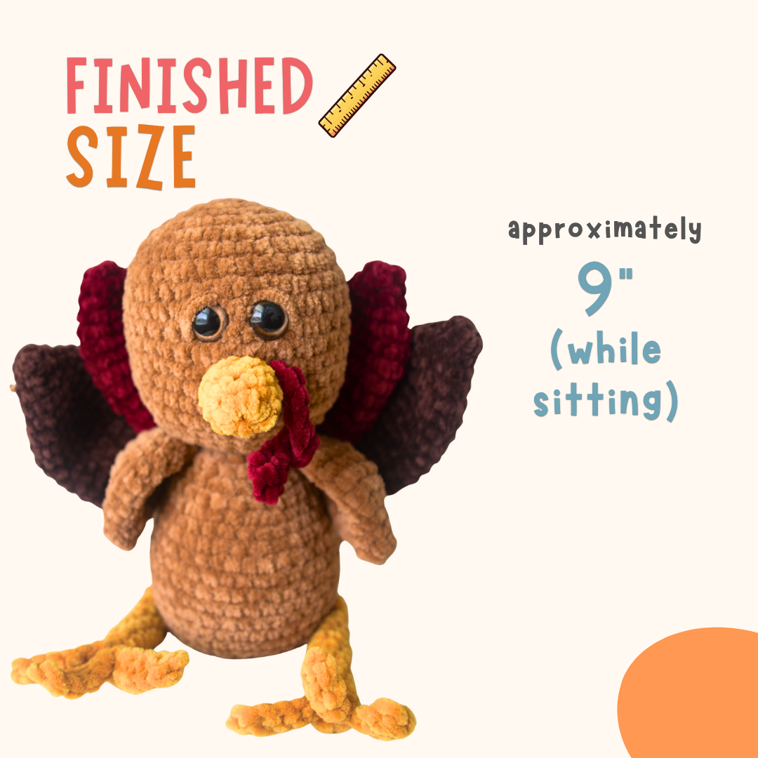 Turkey Crochet Pattern PDF