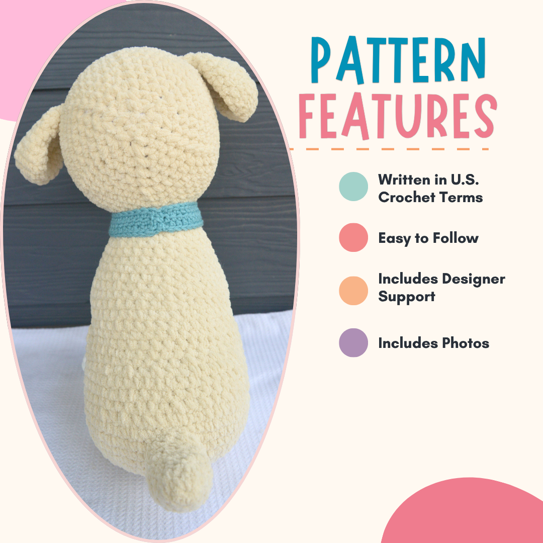 Dog Crochet Pattern PDF
