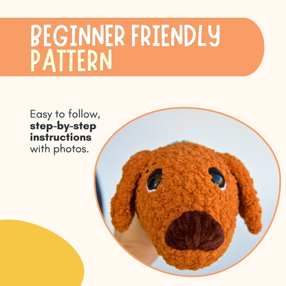 Dachshund Dog Crochet Pattern PDF