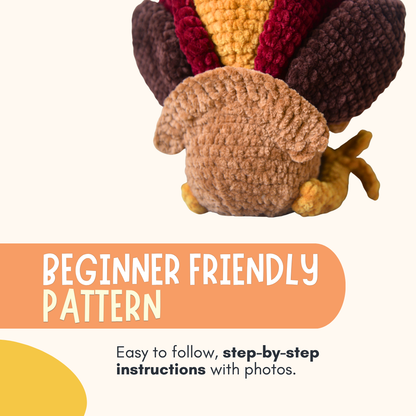 Turkey Crochet Pattern PDF