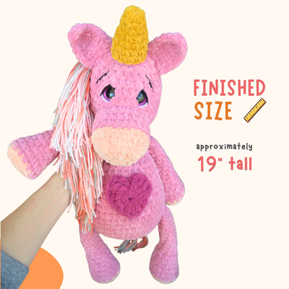 Unicorn Crochet Pattern PDF