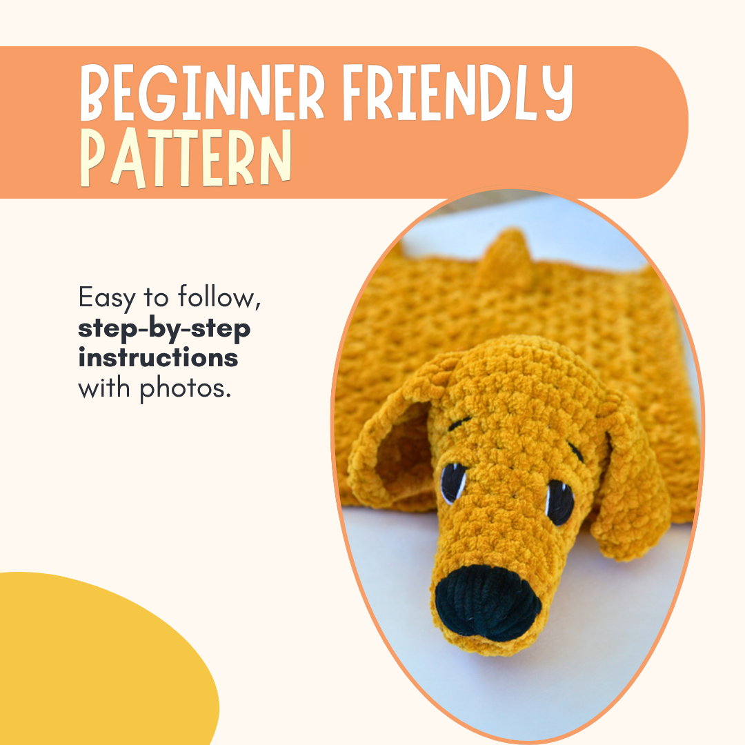 Dog Lovey Crochet Pattern PDF