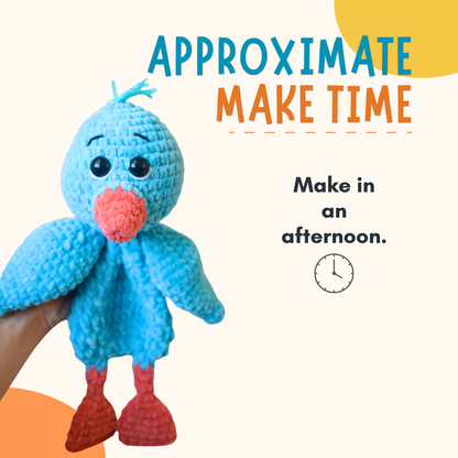 Crochet Bird Pattern PDF