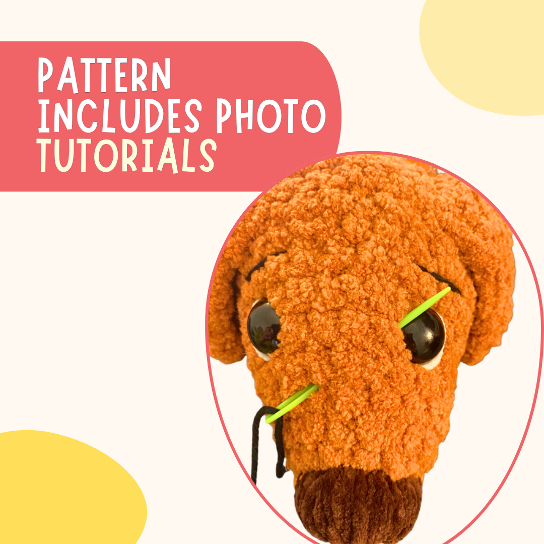 Dachshund Dog Crochet Pattern PDF