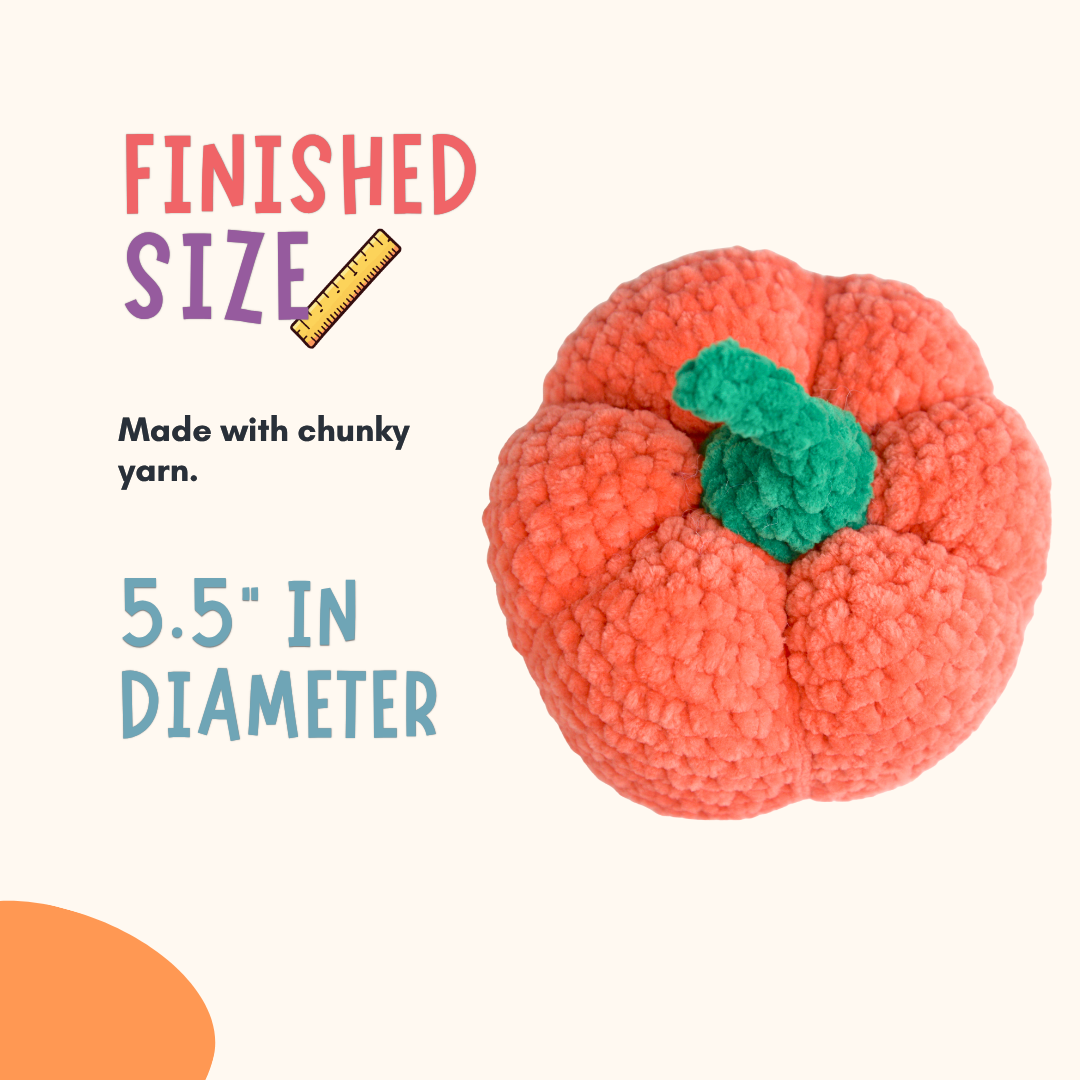 Pumpkin Crochet Pattern PDF