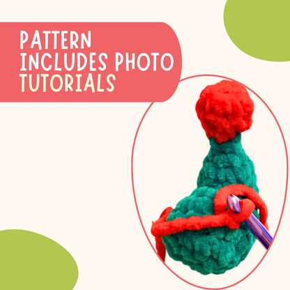 Christmas Crochet Pattern PDF: Elf Snuggler