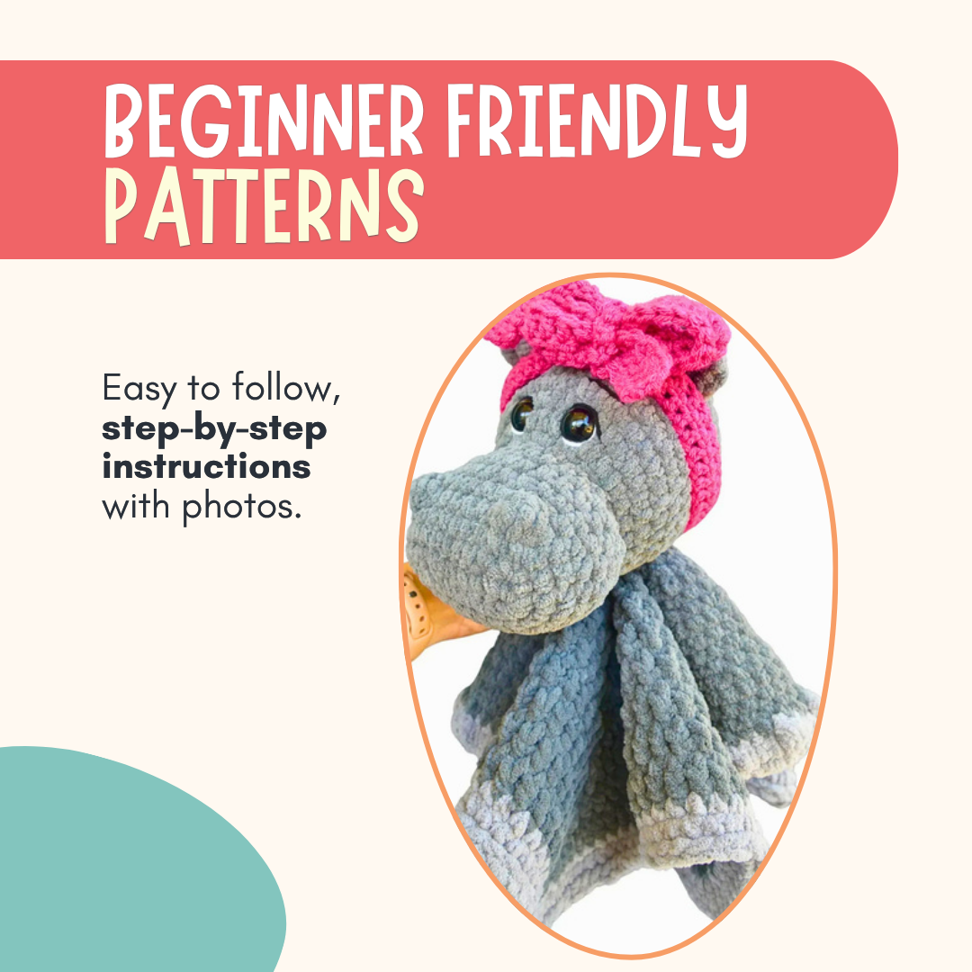 9 Animal Lovey Crochet Pattern Bundle