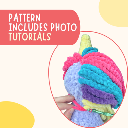 Unicorn Crochet Pattern PDF