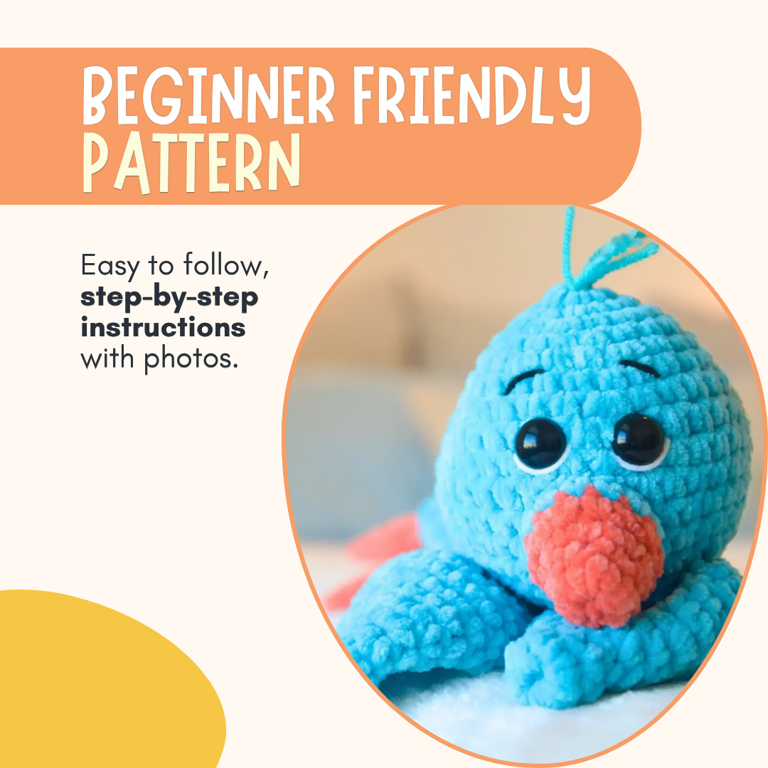 Crochet Bird Pattern PDF