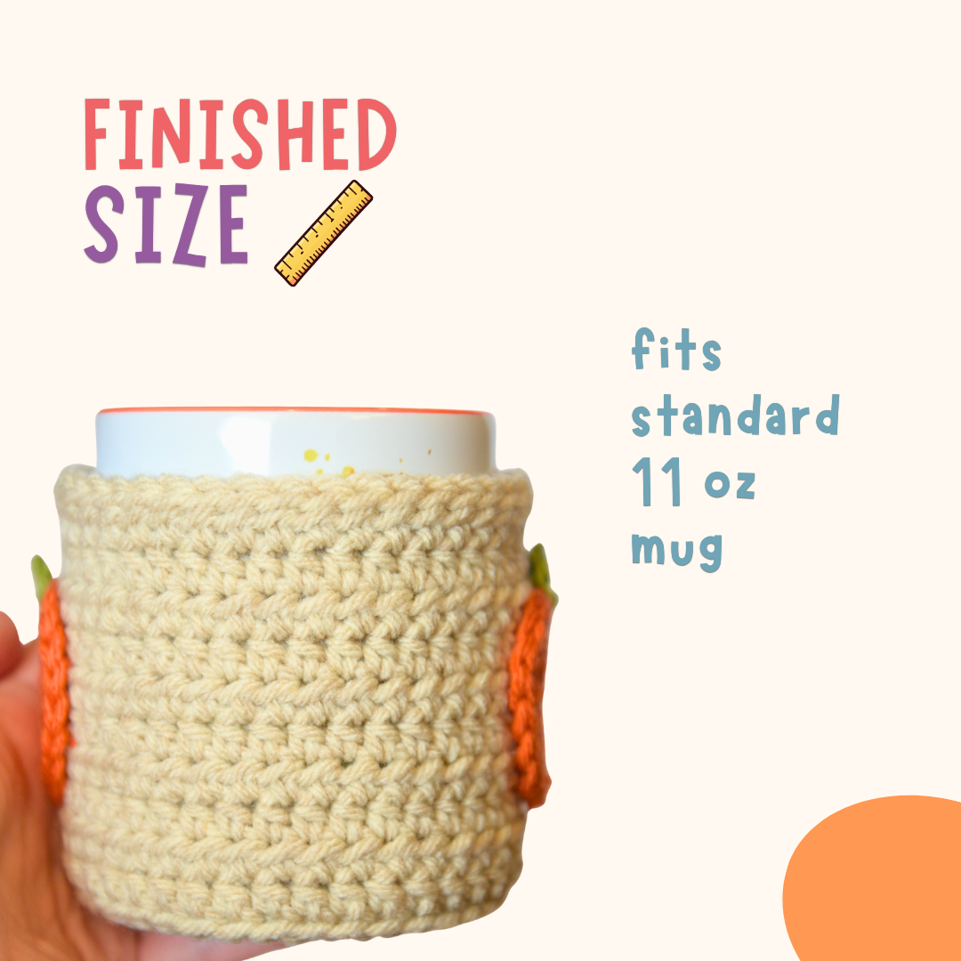 Fall Mug Cozy Crochet Pattern
