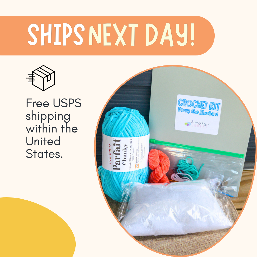 Crochet Plushie Kit: Bird