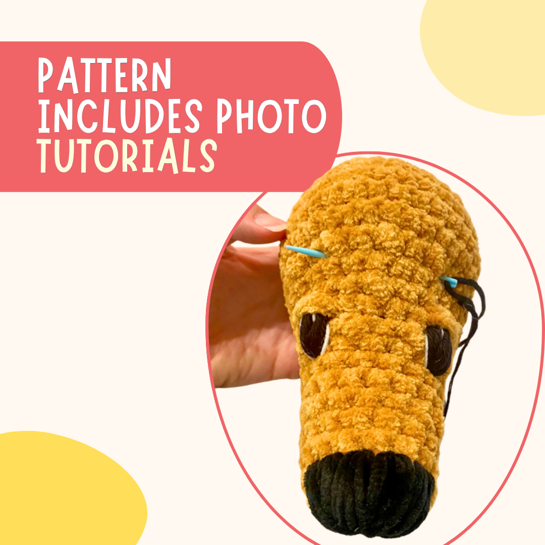 Dog Lovey Crochet Pattern PDF