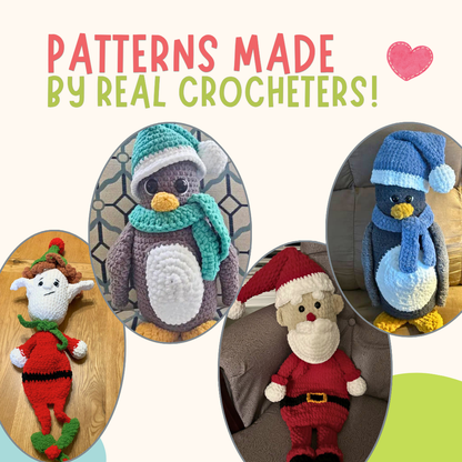 Christmas Crochet Pattern Bundle PDF