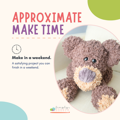 Crochet Teddy Bear Pattern PDF