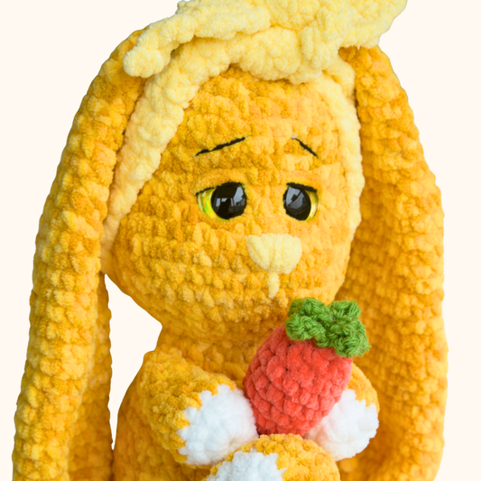 Crochet Bunny Pattern With Long Ears PDF