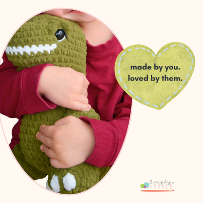 Dinosaur Crochet Pattern PDF