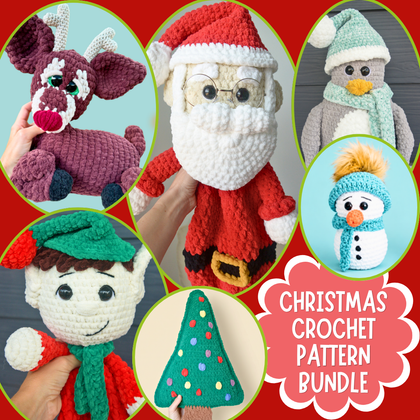 Christmas Crochet Pattern Bundle PDF