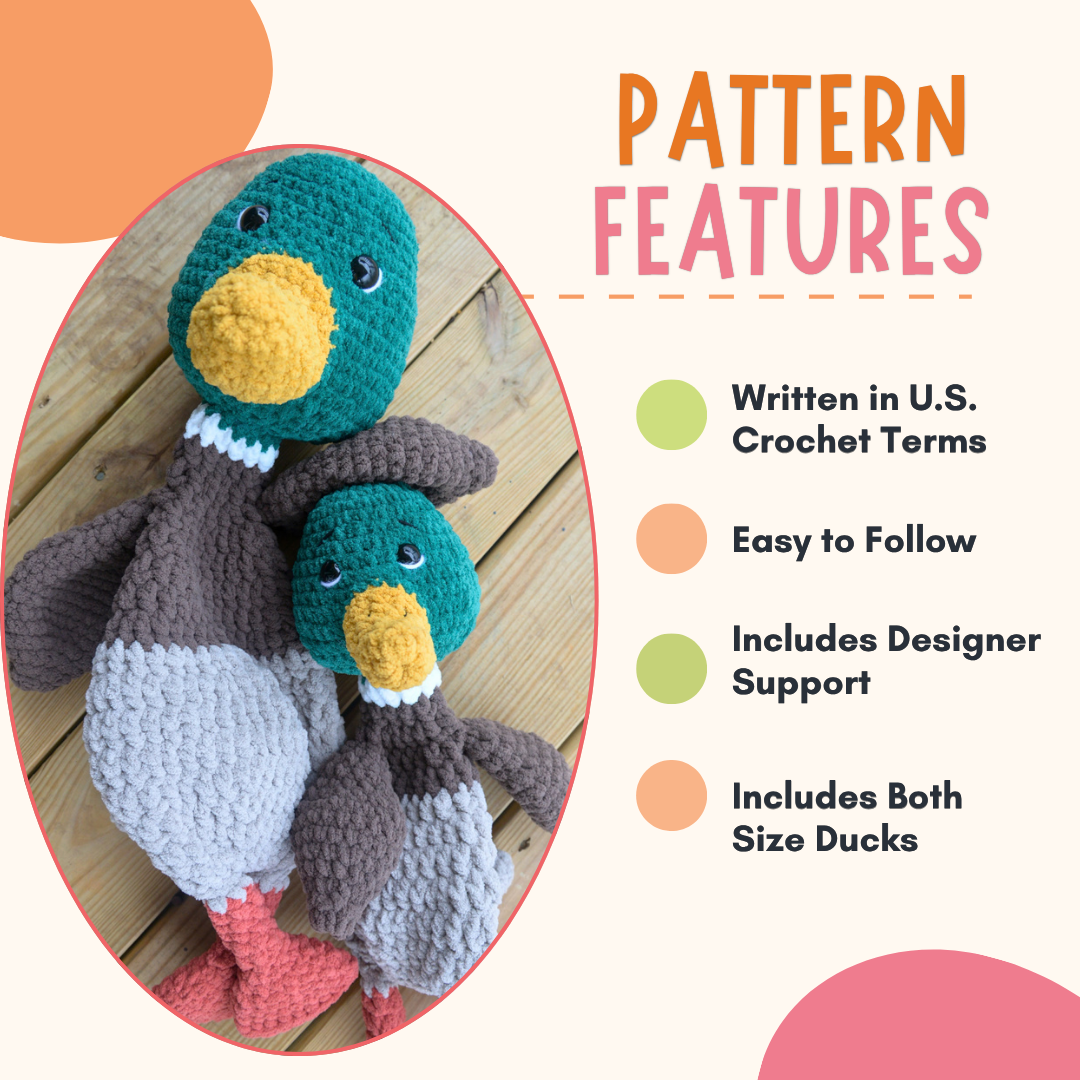 Mallard Duck Crochet Patterns PDF