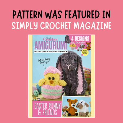 Amigurumi Bunny Crochet Pattern PDF Download