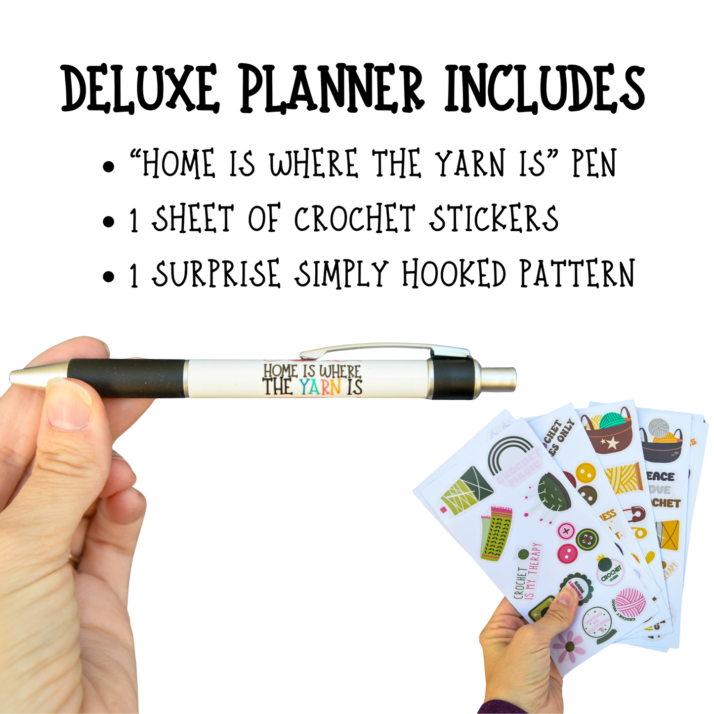 Crochet Project Planner | Track WIPs, Yarn Inventory & Patterns