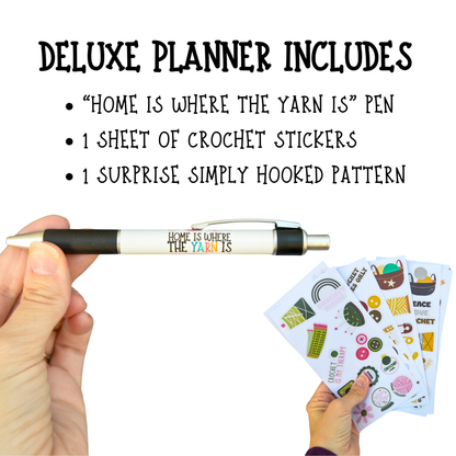 Crochet Project Planner | Track WIPs, Yarn Inventory & Patterns