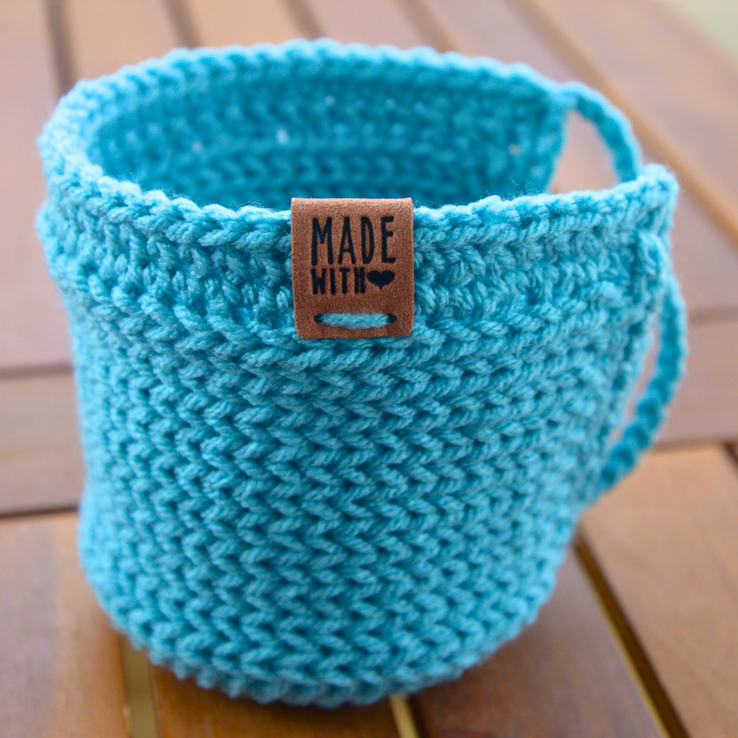 Coffee Cup Cozy With Coaster For Large 15 oz Mugs
