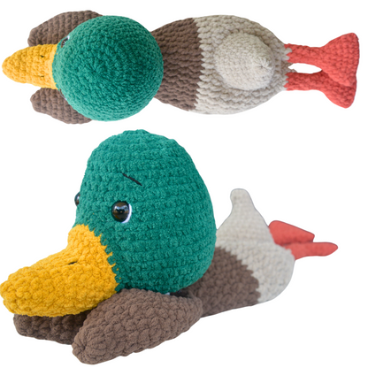 Mallard Duck Snuggler Crochet Pattern for Beginners PDF Download