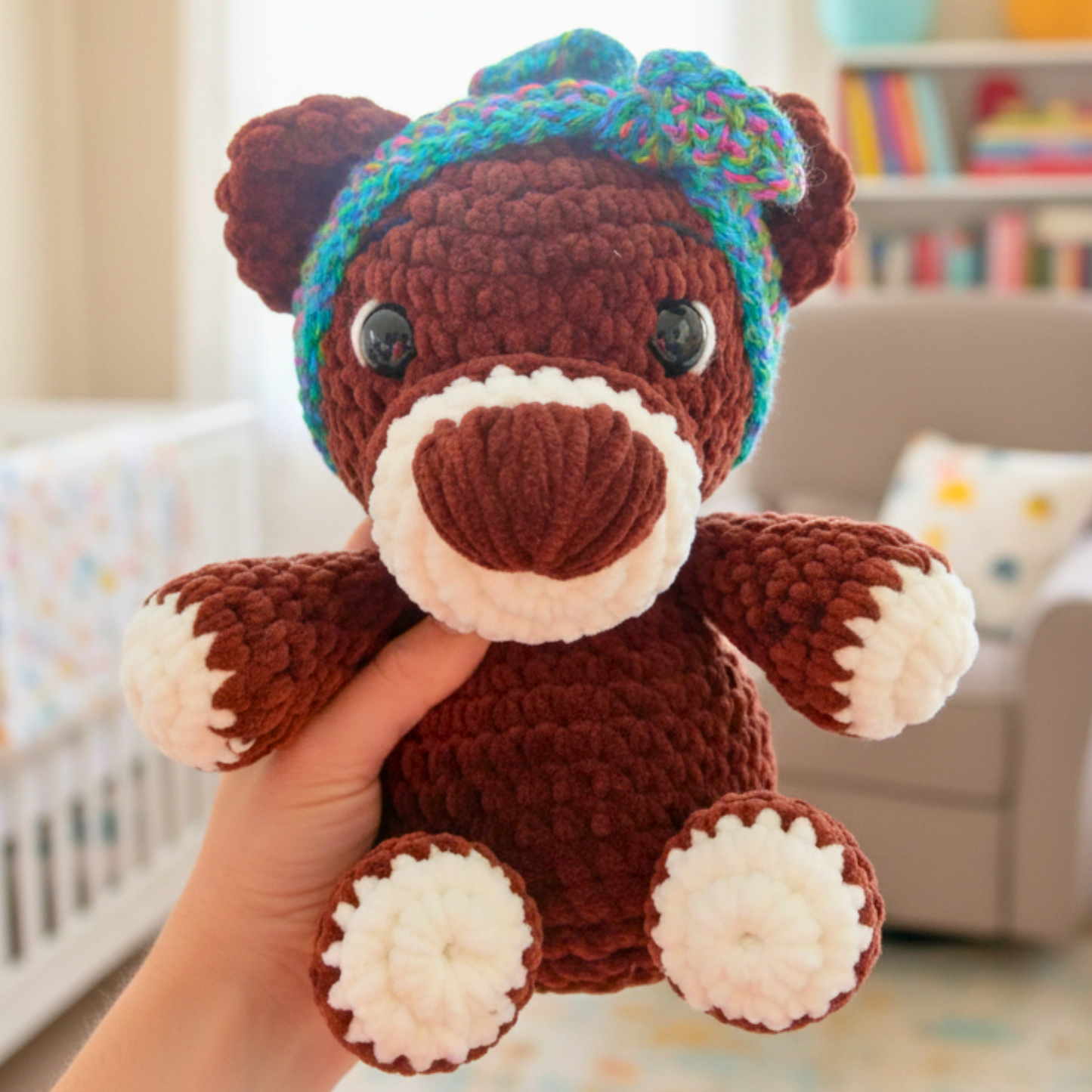 Crochet Teddy Bear Pattern (Instant PDF)