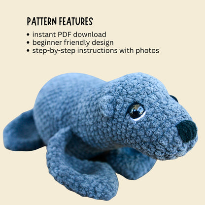 Sea Lion Crochet Pattern PDF