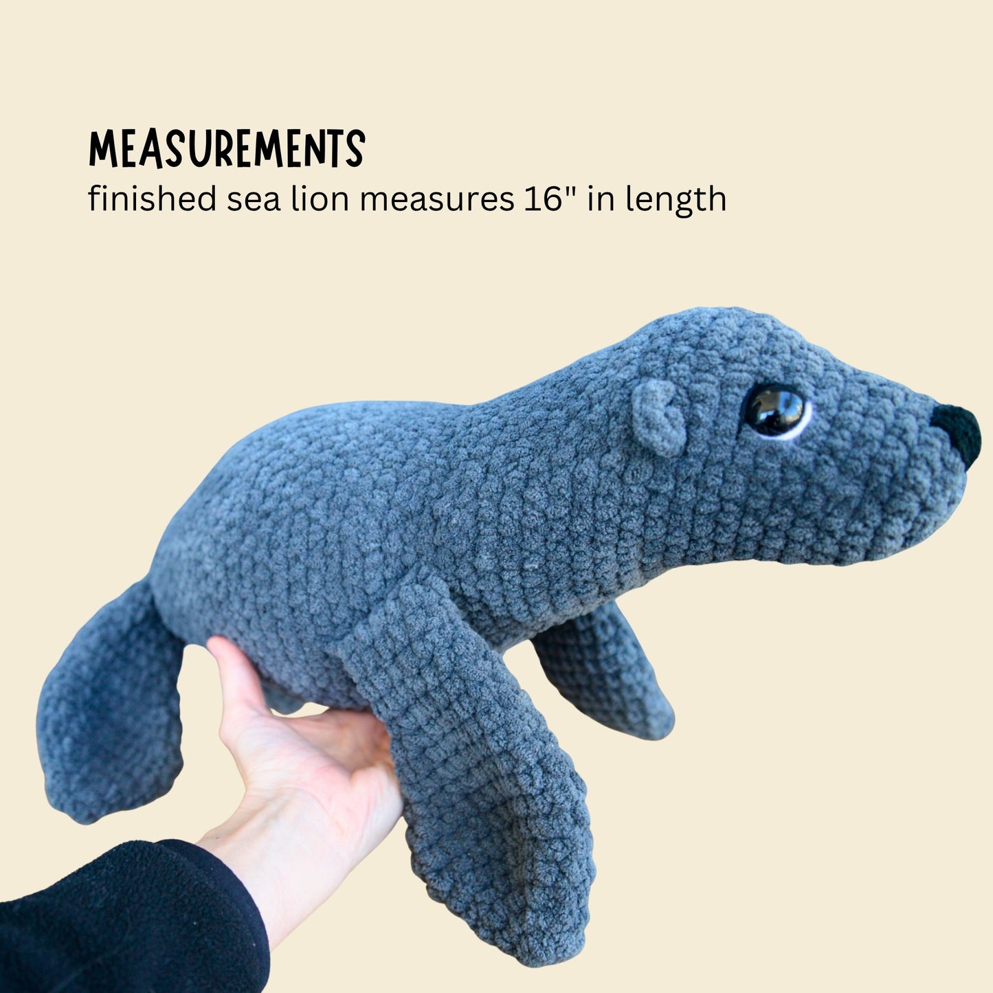 Sea Lion Crochet Pattern PDF