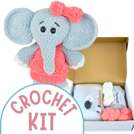 crochet kit elephant
