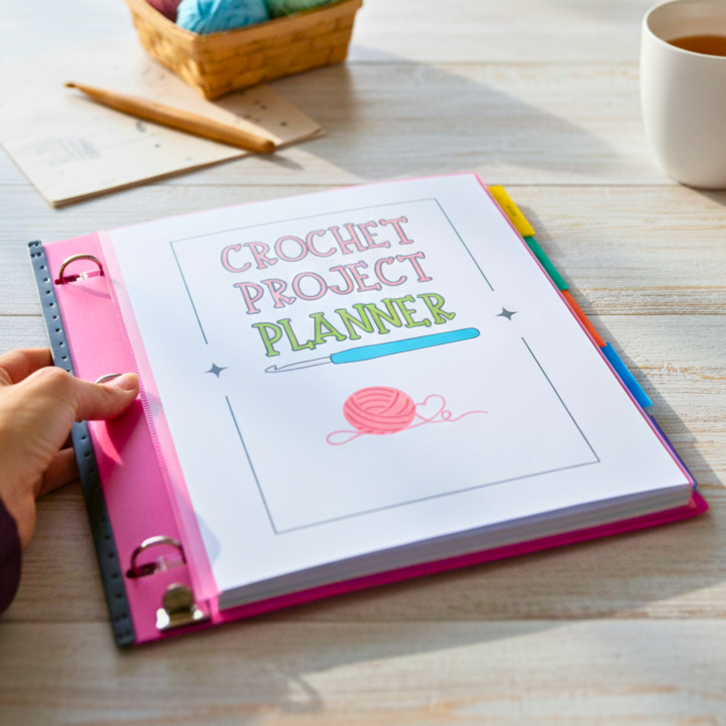 The Ultimate Crochet Project Planner & Pattern Organizer Binder