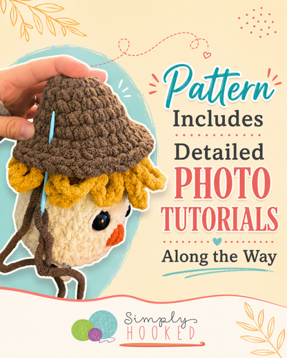 Scarecrow Crochet Pattern PDF