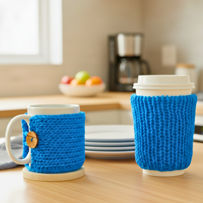 Knitting Machine Mug Cozy Pattern PDF Download