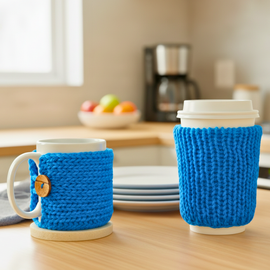 Knitting Machine Mug Cozy Pattern PDF Download