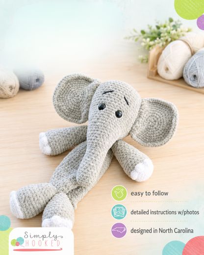 Elephant Crochet Pattern PDF