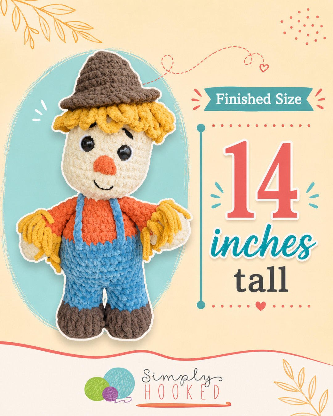 Scarecrow Crochet Pattern PDF