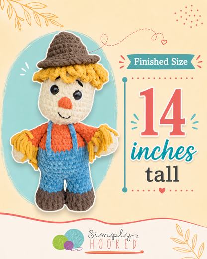 Scarecrow Crochet Pattern PDF