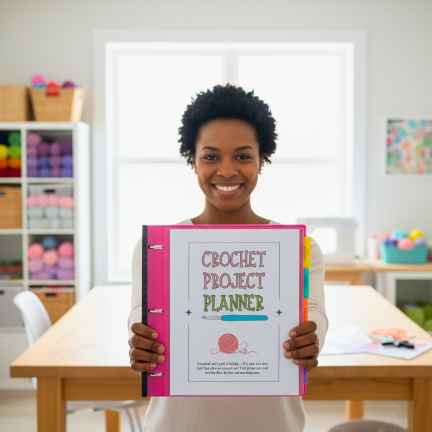 Crochet Project Planner | Track WIPs, Yarn Inventory & Patterns