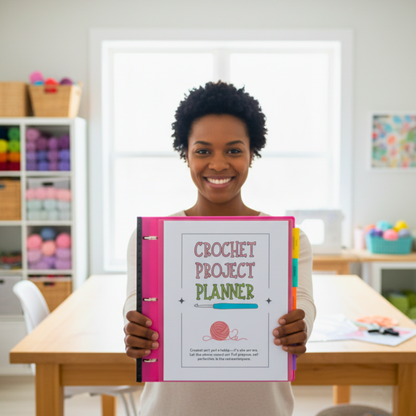 Crochet Project Planner | Track WIPs, Yarn Inventory & Patterns