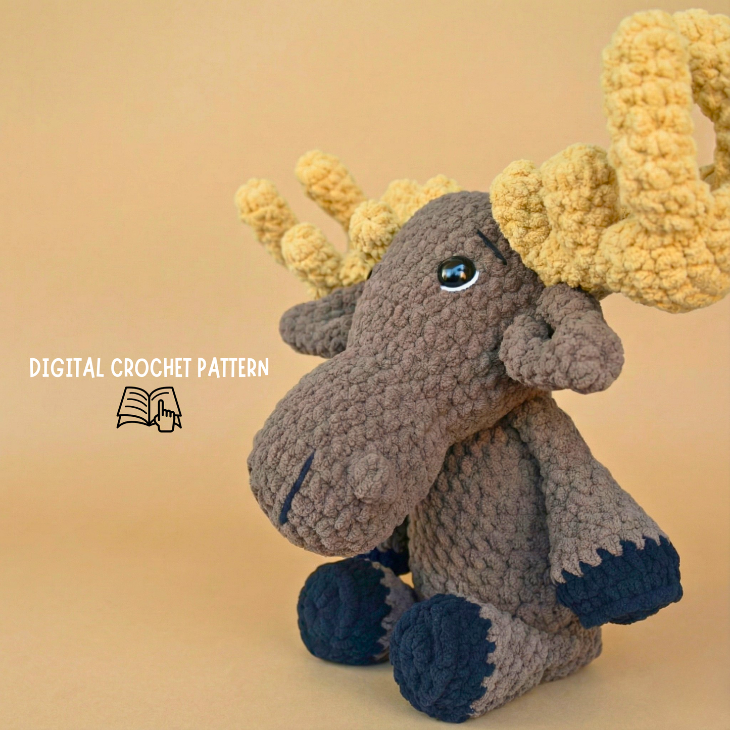 Moose Crochet Pattern (Instant PDF)