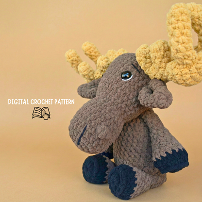 Moose Crochet Pattern (Instant PDF)