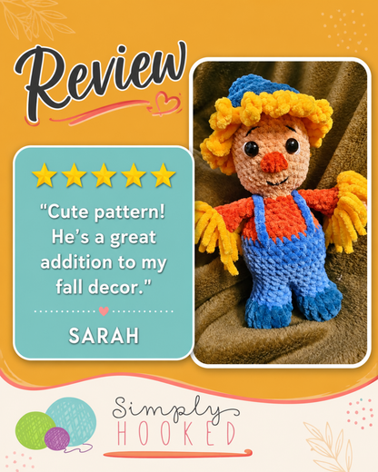Scarecrow Crochet Pattern PDF